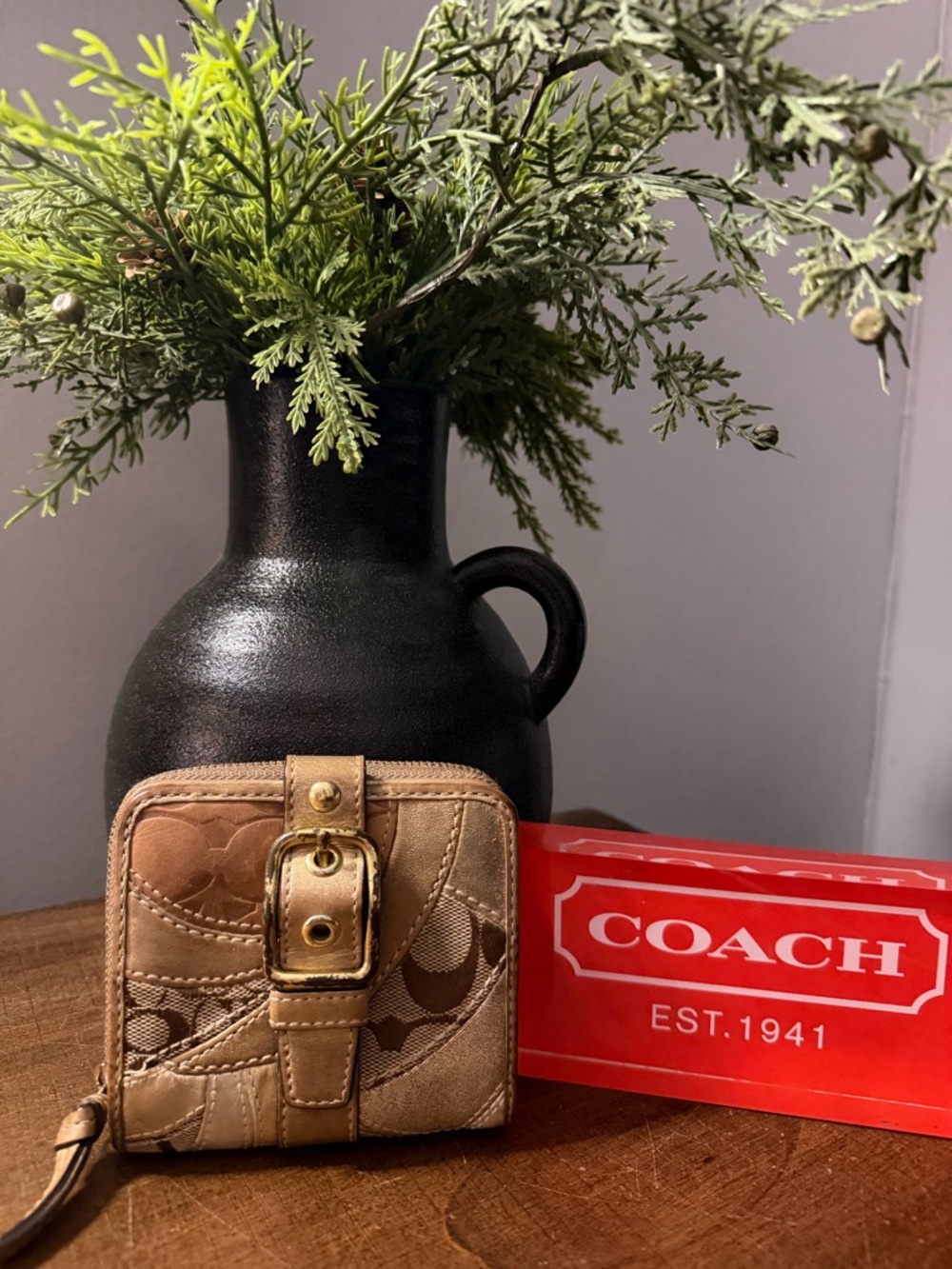 Coach Patchwork Bifold Wallet